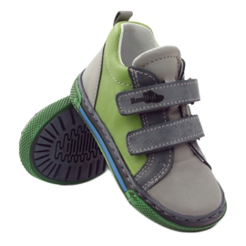 Ren But Cuir Boys of Boys 1429 Grey / Green Ren mais gris 3