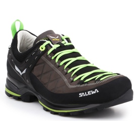 Salewa Ms Mtn Trainer 2 LM 61357-0471 chaussures de trekking noir vert 1
