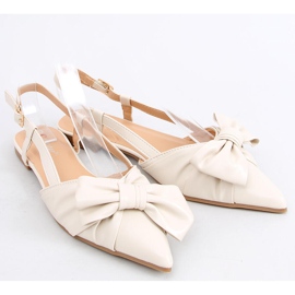 Ballerines à talon ouvert Candy Beige 4