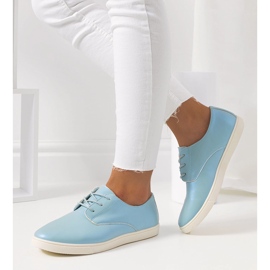 Baskets femme Warsa bleues 1
