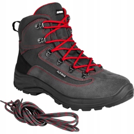 Chaussures de trekking Alpinus Brahmatal High Active GR43321 rouge gris 1