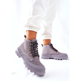 Bottes en cuir Big Star II274365 Gris 3 Bottes en cuir Big Star II274365 Gris 3