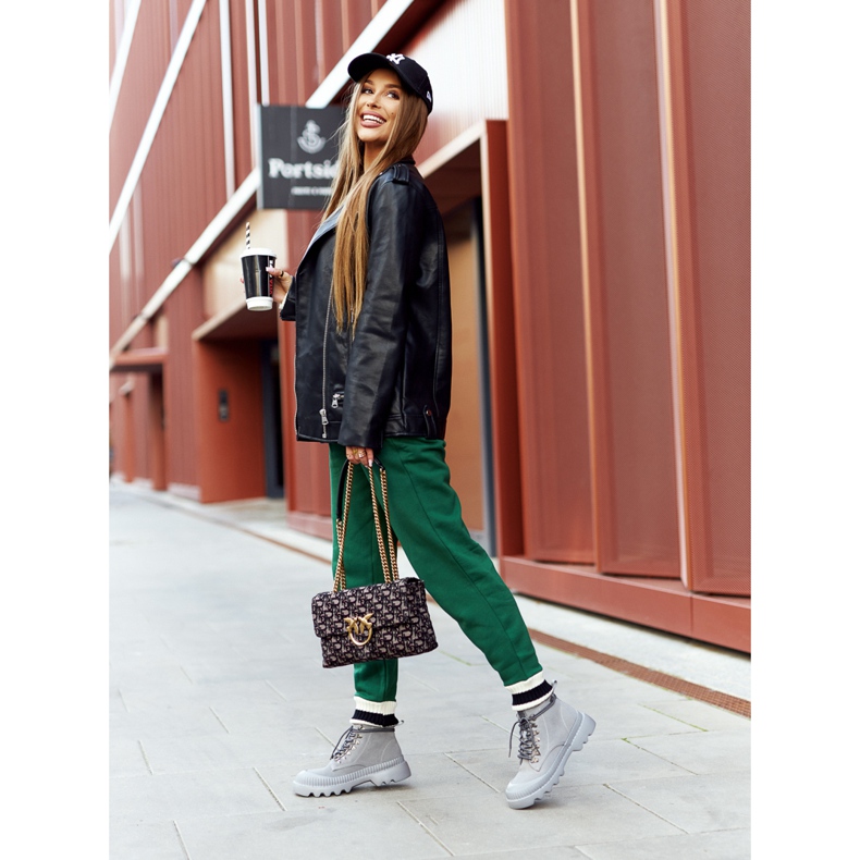 Bottes en cuir Big Star II274365 Gris 6 Bottes en cuir Big Star II274365 Gris 6