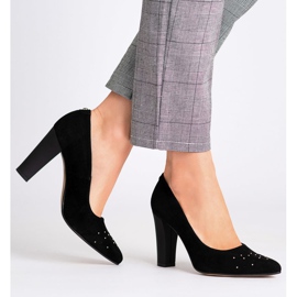 Marco Shoes Pompes 1007P noires à jets le noir 2 Marco Shoes Pompes 1007P noires à jets le noir 2