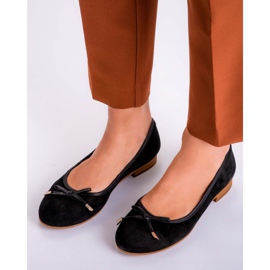 Marco Shoes Ballerines en daim 1152P noires le noir 5