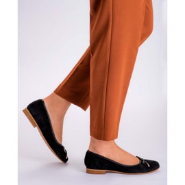 Marco Shoes Ballerines en daim 1152P noires le noir 6