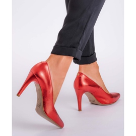 Marco Shoes Clous rouges 0500P de couleur brillante 2