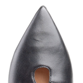 Marco Shoes Ballerines minces noires pour femmes 1332P avec une sangle le noir 4