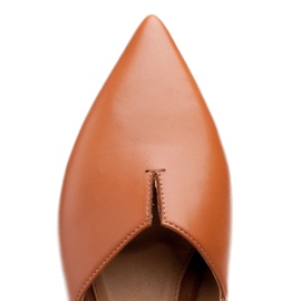Marco Shoes Ballerines femme caramel à découpe Marco 1285P brun 4
