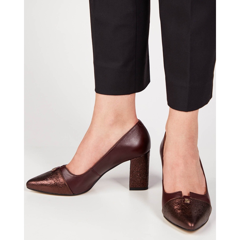 Marco Shoes Escarpins femme Marco 1411P rouge multicolore 1 Marco Shoes Escarpins femme Marco 1411P rouge multicolore 1