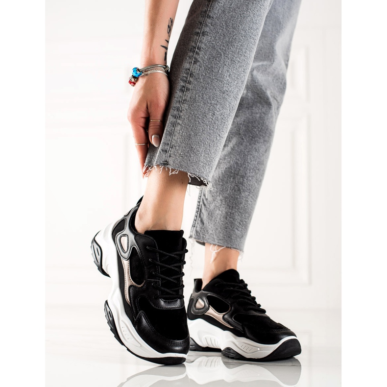 Marquiz Baskets à la mode le noir 1