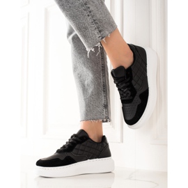 BUONAROTTI Chaussures de sport matelassées Baskets le noir 1 BUONAROTTI Chaussures de sport matelassées Baskets le noir 1