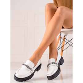 Mode mocassins La.Fi blanche 1 Mode mocassins La.Fi blanche 1