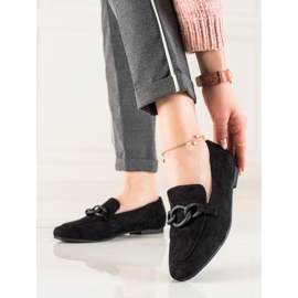 Mocassins en daim LA.FI le noir 2