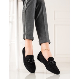 Mocassins en daim LA.FI le noir 3