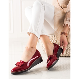 Chaussures Vinceza laquées rouge multicolore 1