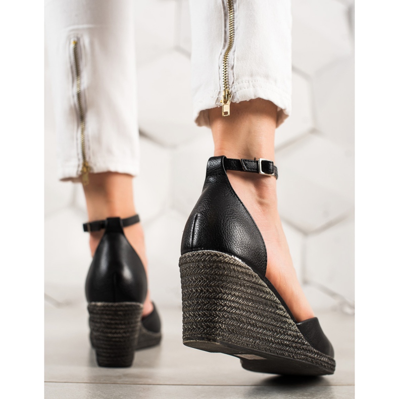 W. Potocki Sandales Escarpins Sur Koturnie Potocki le noir 1