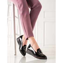 W. Potocki Chaussures laquées Potocki noir 1