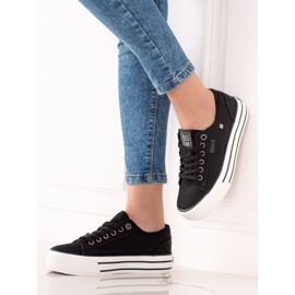 Baskets Big Star pour femme HH274056 noir 1