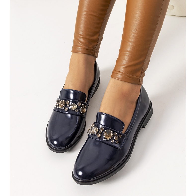 Mocassins bleu marine de Shinn 1
