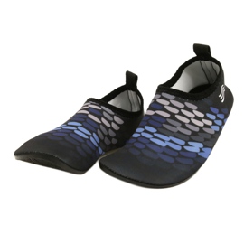 Chaussures aquatiques ProWater 3D PRO-22-34-012M en néoprène graphite noir 3