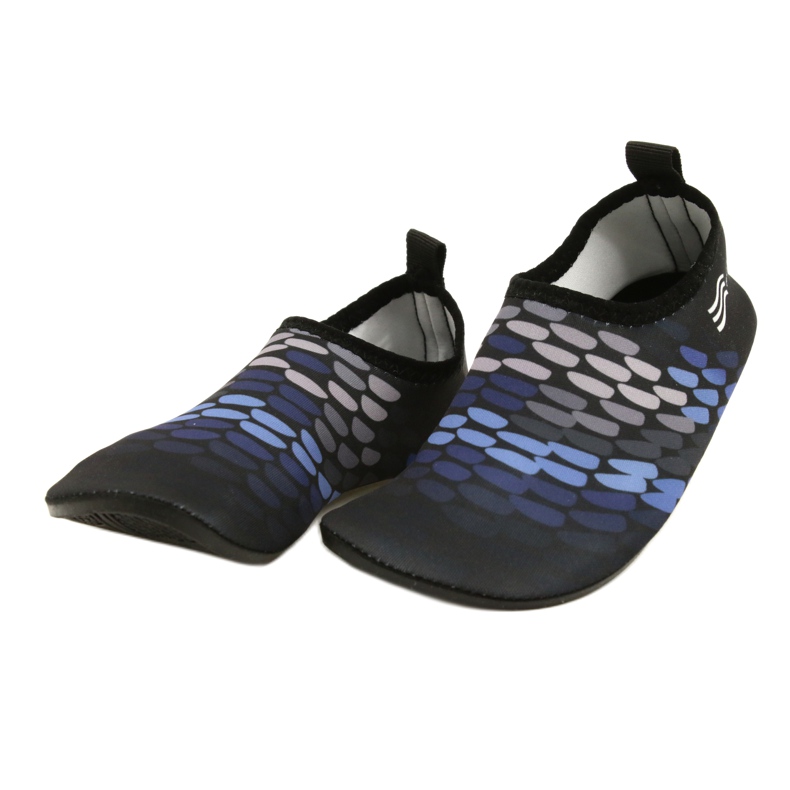 Chaussures aquatiques ProWater 3D PRO-22-34-012M en néoprène graphite noir 3