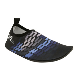Chaussures aquatiques ProWater 3D PRO-22-34-012M en néoprène graphite noir 1