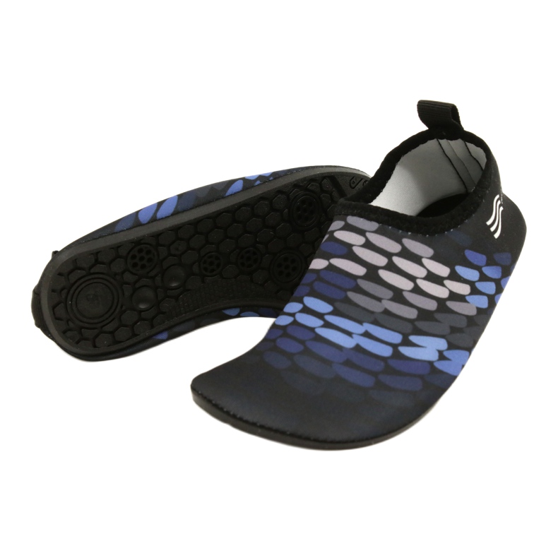 Chaussures aquatiques ProWater 3D PRO-22-34-012M en néoprène graphite noir 4