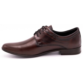 Olivier Chaussures habillées en cuir pour hommes 263LU kabir brun 1