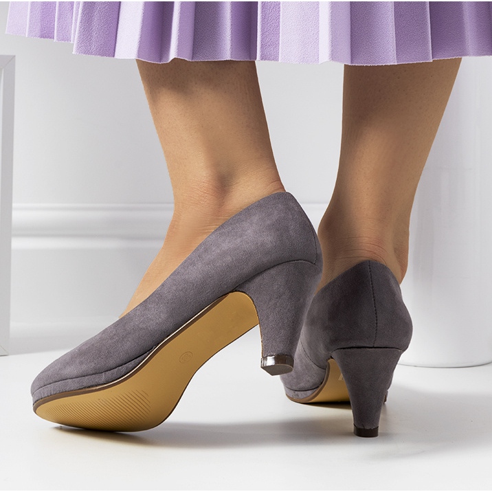 Escarpins femme Alves Graphite gris 1