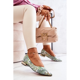 Ballerines Femme Laura Messi Cuir Vert 2193 multicolore 5