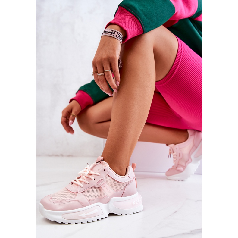 PM1 Chaussures Sport Baskets Mesh Rose Zoomey 2