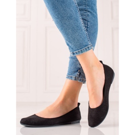 TRENDI Ballerines ajourées confortables le noir 1