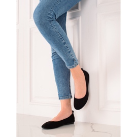TRENDI Ballerines ajourées confortables le noir 4