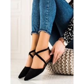 Sabatina Escarpins noirs à Spitz le noir 1