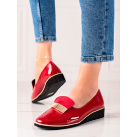 Goodin Chaussures légères avec ornement rouge 1