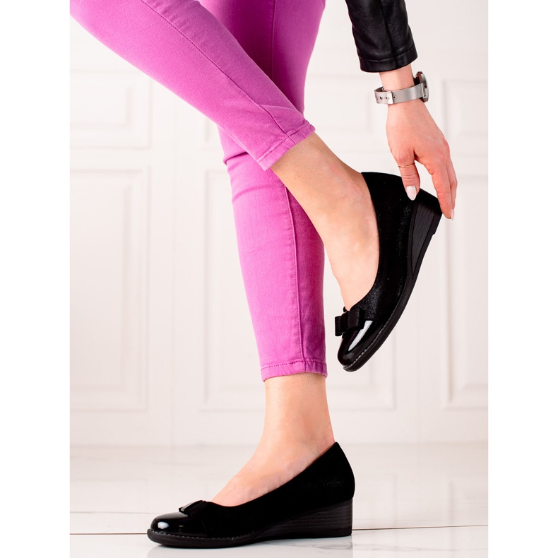 Escarpins avec brocart Vinceza noir 2