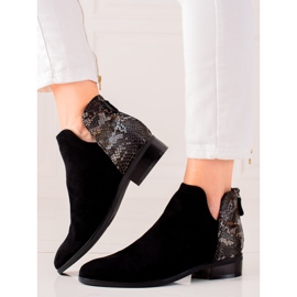 Bottes noires avec une coupe Vinceza brun le noir 3