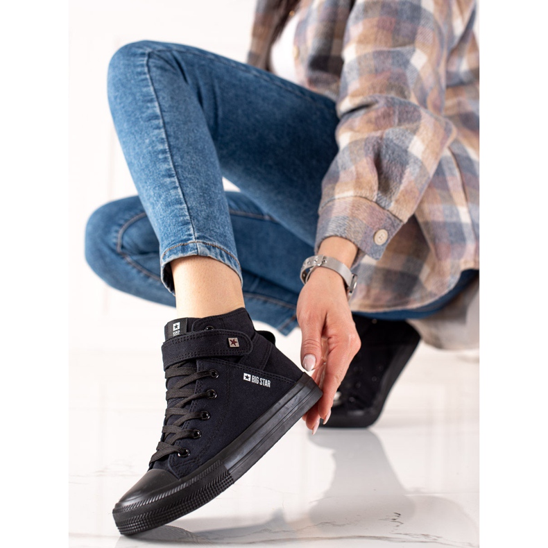 Baskets montantes Big Star FF274578 noir 1