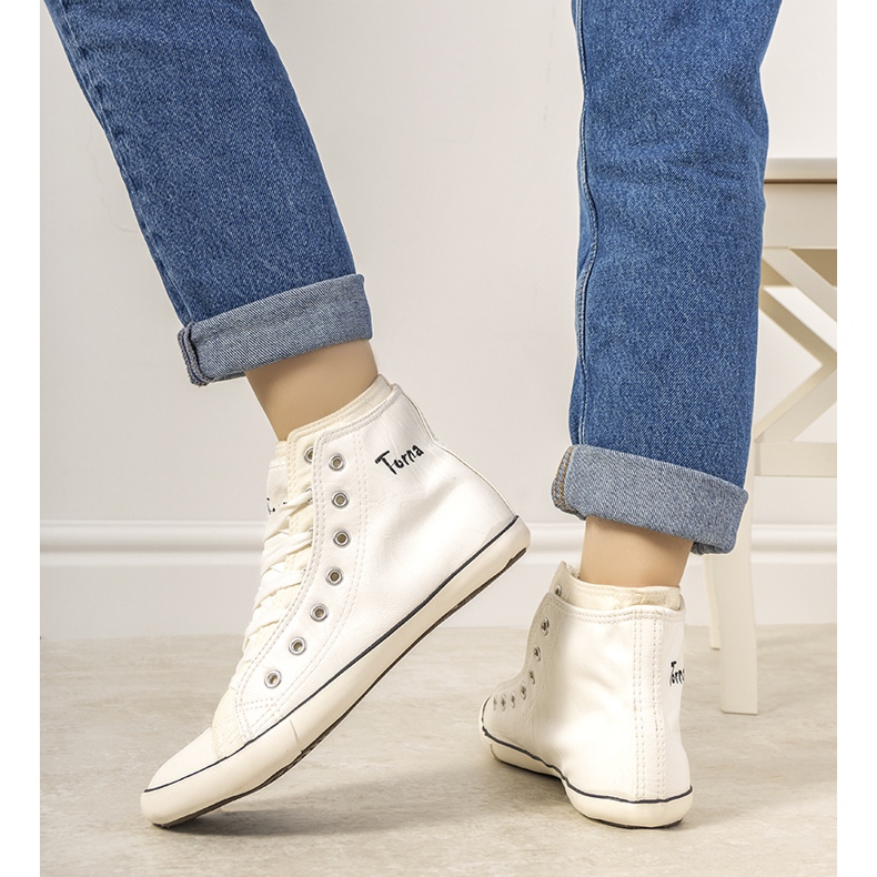 # endommagé # baskets blanches pour femme Torna # ENDOMMAGÉ # 2