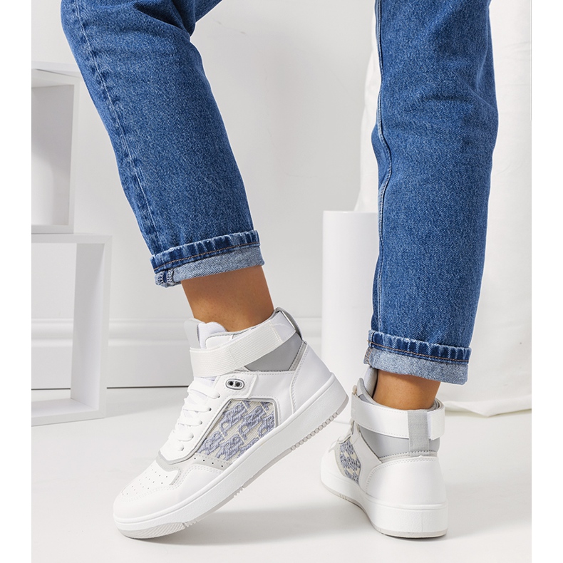 PA1 Baskets blanches Kansas femme 1