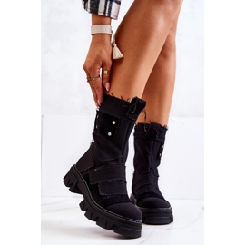 PS1 Bottes de travail hautes sur fermeture éclair Nerisa noire 1