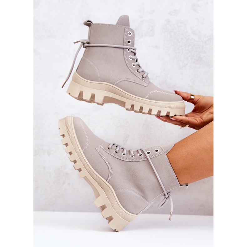 PS1 Boots Daim Tied Hurricane Gris 1