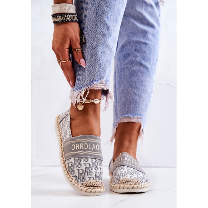 PS1 Espadrilles grises classiques Warm Time beige 2