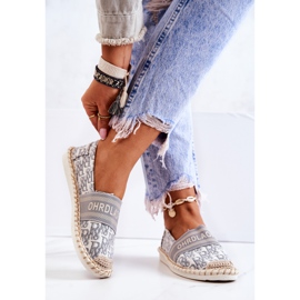 PS1 Espadrilles grises classiques Warm Time beige 3