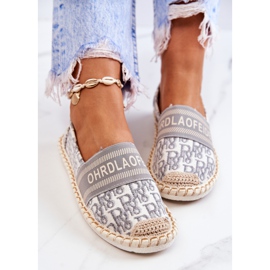 PS1 Espadrilles grises classiques Warm Time beige 6