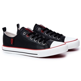 Baskets en cuir pour hommes Big Star JJ174068 Noir 1