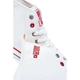 Baskets montantes en cuir pour hommes Big Star JJ174071 Blanc 1