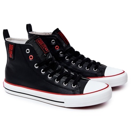 Baskets montantes en cuir pour hommes Big Star JJ174070 Noir 1