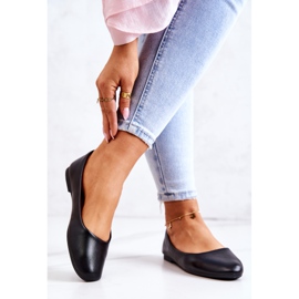 Ballerines Classiques En Cuir Noir le noir 3
